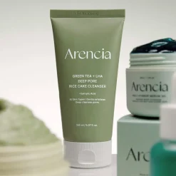 Green Tea + LHA Deep Pore Rice Cake Cleanser