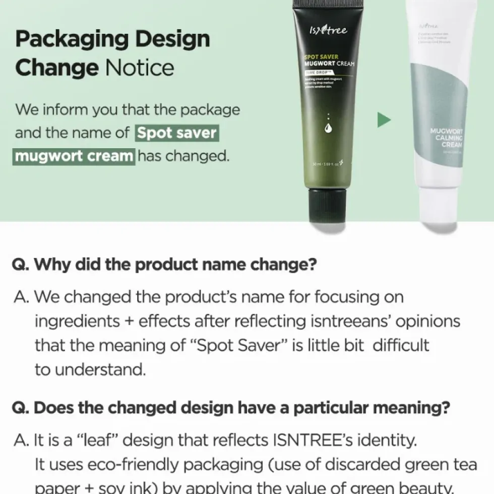 Mugwort Calming Cream
