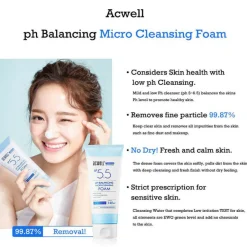No 5.5 pH Balancing micro cleansing foam